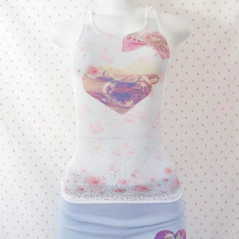 y2k boho graphic tank top